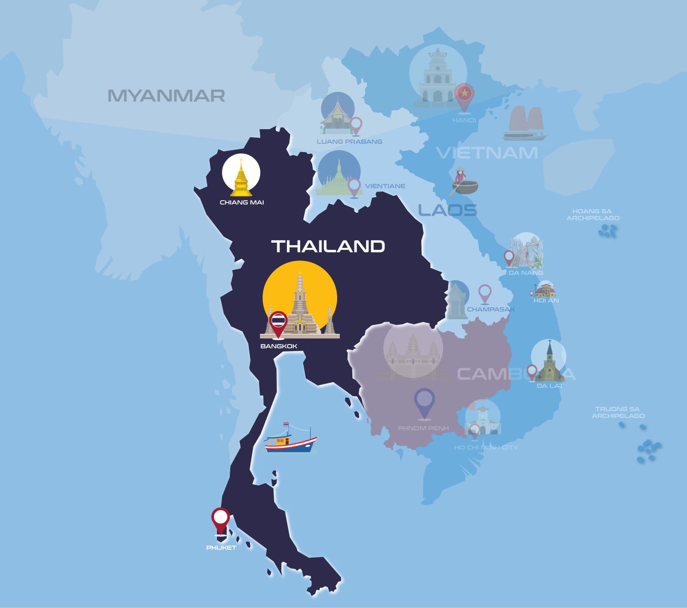 Inbound Vietnam - Thailand