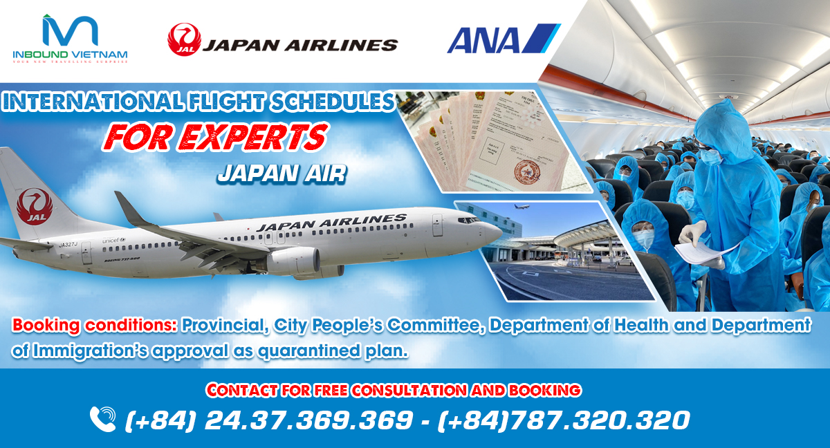 Latest flight schedules for experts to Vietnam from Narita - Japan