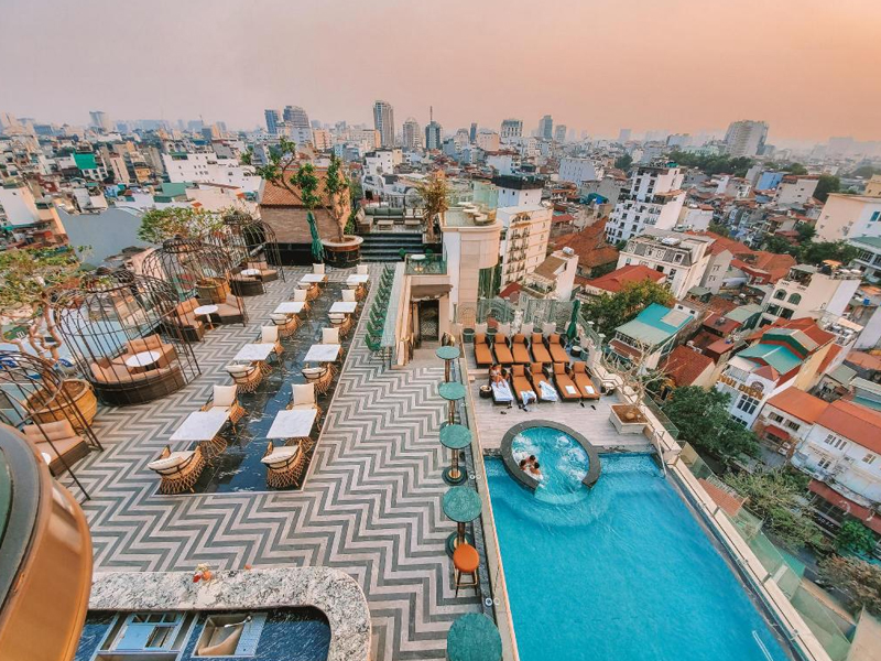 Four Hanoi hotel rooftops named world's most beautiful
